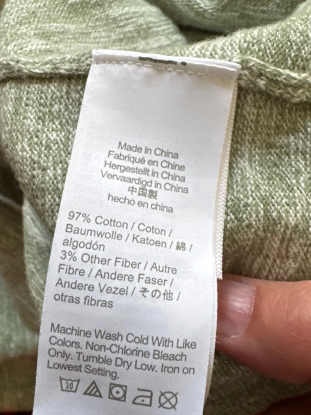 J Crew green heathered 3 button polo shirt. Size XL